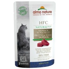 Влажный корм для кошек Almo Nature HFC Natural Plus c полосатым тунцом 10 шт. х 55 г