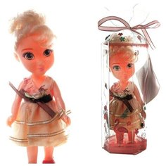 Кукла-мини ABtoys Emily в прозрачной коробочке (блодинка), 16,5см Defa