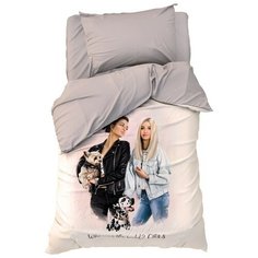 Постельное белье Этель 1,5-спальное, Cool girls, 143*215 см, 150*214 см, 50*70 см, 1 наволочка, бязь