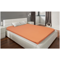 ЭТЕЛЬ Простыня на резинке Arlo цвет: персиковый br50885 (160х200)