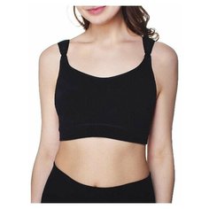 Б-222 Майка бесшовная укороченная для кормящих женщин "ФЭСТ" размер (158,164-100-106) черный