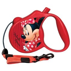 Поводок-рулетка для собак Triol Disney Minnie (M) красный 5 м