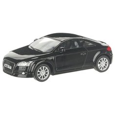 Детская инерционная металлическая машинка с открывающимися дверями, модель Audi ТТ 2008, черный Serinity Toys
