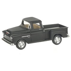 Детская инерционная металлическая машинка с открывающимися дверями, модель Chevrolet Nomad hardtop матовый, черный Serinity Toys