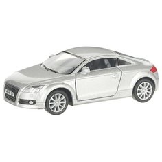 Детская инерционная металлическая машинка с открывающимися дверями, модель Audi ТТ 2008, серебристый Serinity Toys