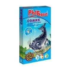 Рыбята сомик тонущие гранулы для донных рыб (+сюрприз), коробка 554, 0,035 кг, 34577 Зоомир