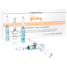 Christina Forever Young Multi-Peptide Fusion Ampoules Набор ампул с сывороткой для омоложения кожи лица (дневные и ночные), 2 мл , 10 шт.