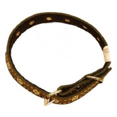 Зоотехнология-м 00273 ошейник кожаный щенячий 20мм*46см (2 шт) Геогазтехнология