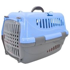 Homepet переноска для животных голубая 48х32х32 см 75222, 1,260 кг