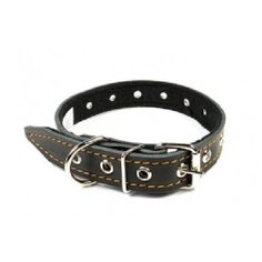 Зоотехнология-м 00389 ошейник кожаный щенячий 25мм*56см (2 шт) Геогазтехнология