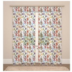 Фототюль 05 145х260см-2шт, пэ 100% 5182869 Сирень