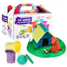 GENIO KIDS-ART Набор для детской лепки "Тесто-пластилин", 24 баночки