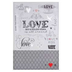 Полотенце "Этель" Love 40х67 см, 100% хл, саржа 190 гр/м2 4017222