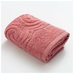 Полотенце махровое Love Life "Border" 30*60 пыльный розовый,100% хлопок,360 г/м2 4699504