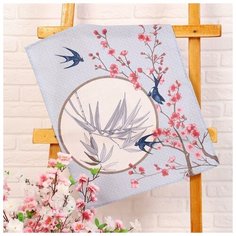 Полотенце рогожка (пакет) Пуэр рис.3 45х60 см, хлопок 100%, 170 г/м2 6827347 Domo Vita