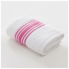 Полотенце махровое LoveLife "Полосы" 30*60 см, цв. розовый 100% хл, 360 гр/м2 5070446