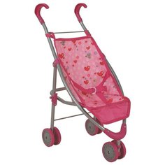 Прогулочная коляска Buggy Boom Mixy 8022 светло-розовый/сердечки