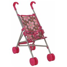 Прогулочная коляска Buggy Boom Mixy 8001 розовый/цветы на темном фоне