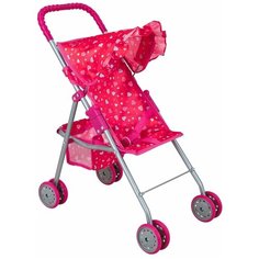 Прогулочная коляска Buggy Boom Mixy (8006) розовый/сердечки