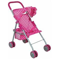 Прогулочная коляска Buggy Boom Mixy (8006) розовый/горошек