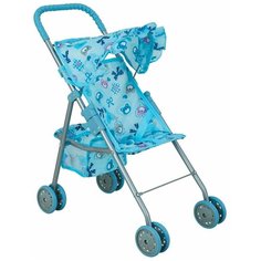 Прогулочная коляска Buggy Boom Mixy (8006) голубой/бантик
