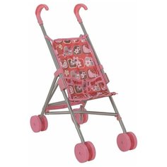 Прогулочная коляска Buggy Boom Mixy 8001 красный/розовый/коричневый