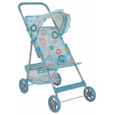 Прогулочная коляска Buggy Boom Mixy (8008) голубой/кружки