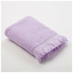Полотенце махровое Love Life "Fringe" 30*60 светло-лавандовый,100% хлопок,360 г/м2 4699529
