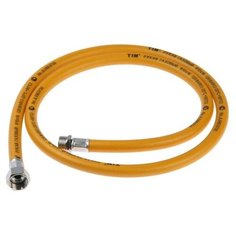 Подводка для газа TIM C-GP27-15, PVC, внутренняя/наружная резьба 1/2", с покрытием, 150 см 6755984