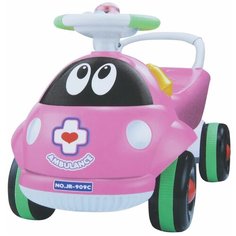 Каталка-толокар Гратвест Автомобиль JR-909ABC розовый