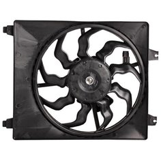 Электровентилятор кондиционера для автомобилей Santa Fe II (06-) 2.2D/2.7i (с кожухом) LUZAR