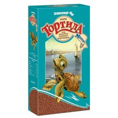 Тортила виа тортила мини, гранулированный корм для молодых водяных черепашек, коробка 910, 0,090 кг, 34588 (2 шт) Зоомир