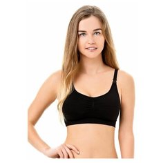 Б-294 Бюстгальтер бесшовный для кормящих женщин "ФЭСТ" размер (85-C) черный