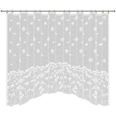 Тюль Лента Зара на ленте 160 см белый