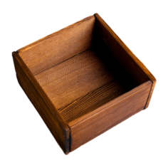 Кашпо Дарим красиво Элеонора брашированное 16х15х8 см коричневый