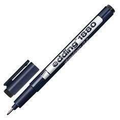 Ручка капиллярная (линер) EDDING DRAWLINER 1880, черная, толщина письма 0,7 мм, водная основа, E-1880-0.7/1