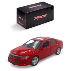 Детская инерционная металлическая машинка Serinity Toys, с открывающимися дверями, модель Toyota Camry, со светом и звуком, красный