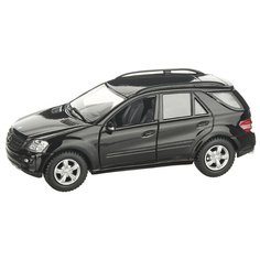 Детская инерционная металлическая машинка с открывающимися дверями, модель Merсedes-Benz ML, черный Serinity Toys