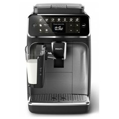 Кофемашина Philips EP4346 LatteGo черный/особый серебристый спрей