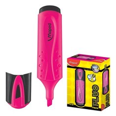 Текстовыделитель MAPED (Франция) "Fluo Peps Classic", РОЗОВЫЙ, линия 1-5 мм, 742536