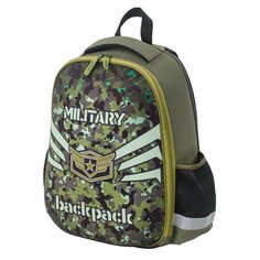 Ранец ПИФАГОР EVA BASIC, 1 отделение, "Military", 39х30х16 см, 229939