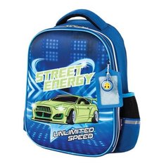 Ранец юнландия LIGHT, 2 отделения, "Street energy", 38х29х16 см, 229914