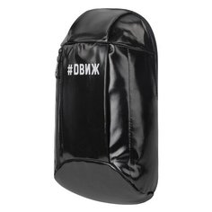 Рюкзак STAFF FASHION AIR компактный, блестящий, "DВИЖ", черный, 40х23х11 см, 270299