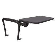 Стол (пюпитр) для стула BRABIX Iso CF-001, для конференций, складной, пластик/металл, черный, 531851