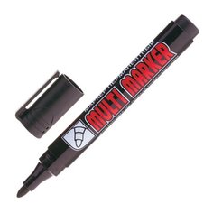 Маркер перманентный (нестираемый) CROWN "Multi Marker", черный, круглый наконечник, 3 мм, CPM-800
