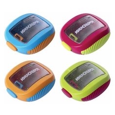 Точилка ЮНЛАНДИЯ "Звездолет Юнландика", с контейнером, пластиковая, корпус ассорти, 228471