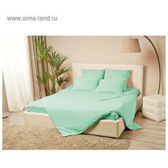 Простынь на резинке Купу-Купу 160х200/20см, ментол, трикотаж 130г/м хл100% 1089248 Kupu Kupu