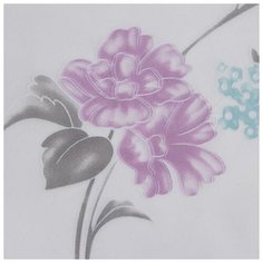 Штора вуаль С 5457 W191 150х260 см, белый-брусничный, пэ 100% 7065179 Garden