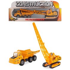 Детский игровой набор металлических машинок Serinity Toys, в наборе 2 машинки