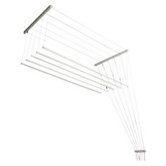 Сушилка для белья потолочная навесная (для ванной, балкона, лоджии) Лиана, 5 прутьев, 0.9м МастерПласт